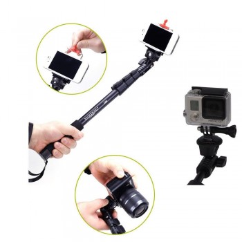 yunteng 188 Selfie Stick Monopod for Camera Phone Monopd gopro Hero3+/3/2/1 black