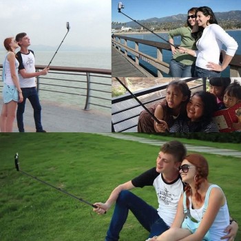 yunteng 188 Selfie Stick Monopod for Camera Phone Monopd gopro Hero3+/3/2/1 black