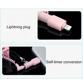 Portable PC Selfie Stick Converter Adapter with Sling, Size: 4.2*1.2cm For iPhone 8 amp; 7 amp;  8 Plus amp; 7 Plus