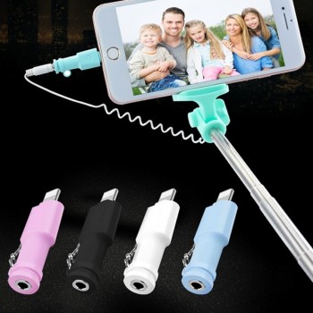 Portable PC Selfie Stick Converter Adapter with Sling, Size: 4.2*1.2cm For iPhone 8 amp; 7 amp;  8 Plus amp; 7 Plus