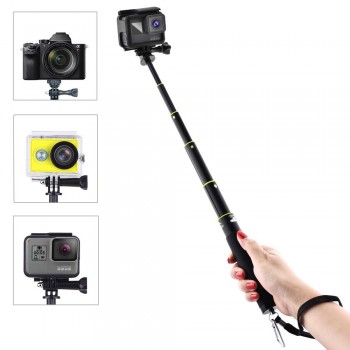 LBKAFA 7.1 To 31.5 Inch Selfie Stick Waterproof Monopod Tripod Handheld Stand for Gopro Hero 6 5 4 3+ SJCAM SJ4000 SJ5000 SJ6