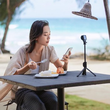Original Xiaomi Mijia Small Camera Selfie Stick Tripod Bluetooth 3.0 Remote Control 360 Rotation Lightweight Foldable Compact