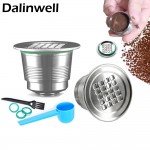 3 Pods Nespresso Stainless Steel Capsule Nespresso Refillable Reusable Metal Capsule Nespresso Recargables Inox Coffeeware Gift