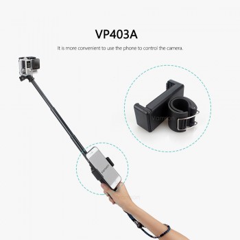 Vamson for GoPro 6 5 Aluminum Extendable Pole Selfie Stick Monopod Tripod Mount for GoPro Hero 6 5 4 3+ for Xiaomi for Yi VP403