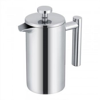 350ml Stainless Steel French Cafetiere Permanent Coffee Filter Basket Espresso Tea Maker Double Wall Percolator Tool Coffee Pot