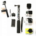 Self Selfie Stick Handheld Extendable Pole Monopod Phone Holder Adapter for Go Pro HERO 6 5 4 3+ Xiaoyi 4K  SJCAM Accessories