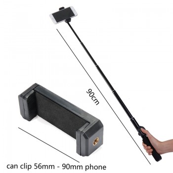Tripod Monopod Selfie Stick bluetooth With Button Clip 56-90mm for iPhone X 6 7 8 8plus for Samsung S8 S9 Android Selfie Stick