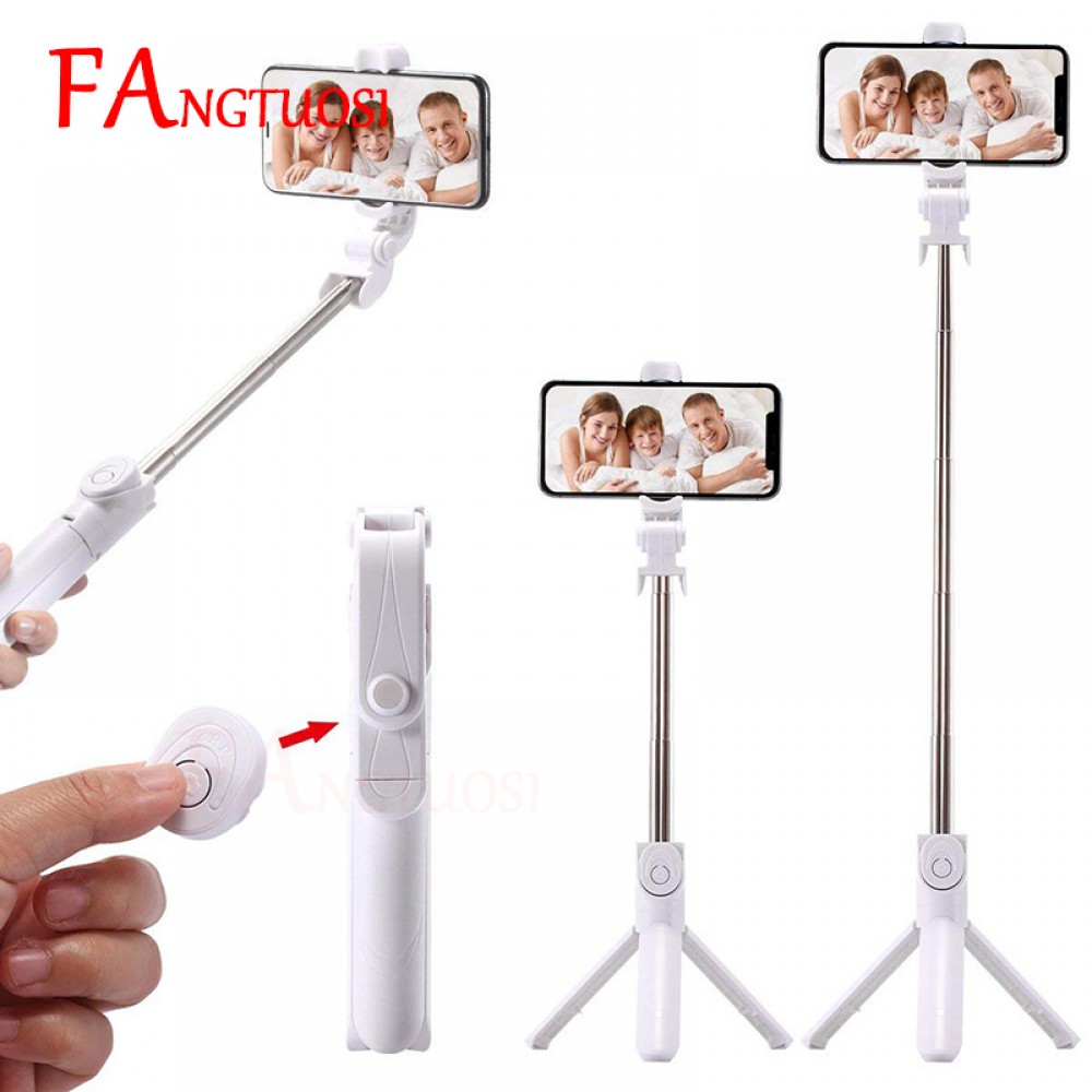 3 in 1 Handheld Bluetooth Selfie Stick For iPhone X 8 7 6s plus Wireless Remote Shutter Monopod Portable Extendable Mini Tripod
