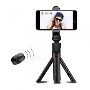 3 in 1 Handheld Bluetooth Selfie Stick For iPhone X 8 7 6s plus Wireless Remote Shutter Monopod Portable Extendable Mini Tripod