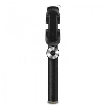 2016 New Luxury Extendable Selfie Stick Leather Folding Bluetooth Monopod palo Selfies Tripod For iPhone 7 6 6S pau de selfie