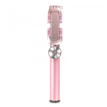 2016 New Luxury Extendable Selfie Stick Leather Folding Bluetooth Monopod palo Selfies Tripod For iPhone 7 6 6S pau de selfie