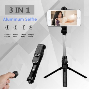 BE80 Mini Bluetooth pau de Selfie Stick+Tripod Monopod stick self bluetooth selfiestick for iphone xiaomi mi Android 7 8 phone