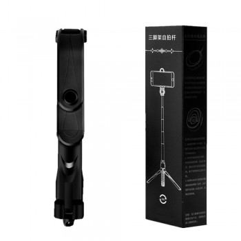 BE80 Mini Bluetooth pau de Selfie Stick+Tripod Monopod stick self bluetooth selfiestick for iphone xiaomi mi Android 7 8 phone