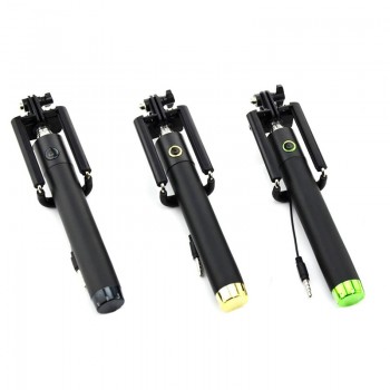 Universal extendable mini Selfie Stick Monopod for Iphone 6s samsung Android IOS Wired Palo Selfie Groove Camera