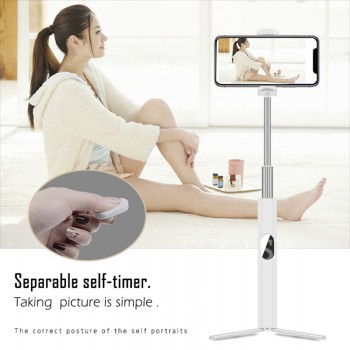 FGCLSY Phone Bluetooth Selfie Stick 3 in 1 Wireless Remote Control Monopod For iphone X 8 7 PLUS WIth Mirror Extendable Tripod