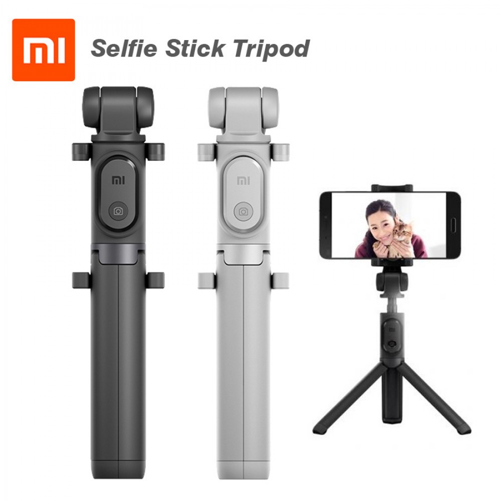 Original Xiaomi Foldable Tripod Selfie Stick Bluetooth Selfiestick With Wireless Shutter Selfie Stick For Xiaomi iPhone Android