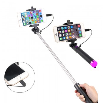 Selfie Stick for iphone X XR XS Max 8 8 plus 7 7 plus Selfie Stick Wired Para Selfie Extendable for iphone 6 6s plus 5 5s SE 4