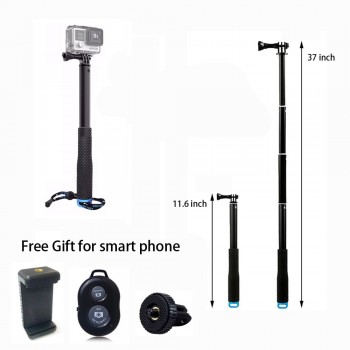37 inch Selfie Sticks Handheld Perche Self For Gopro Hero 5 4 Yi Eken Sj4000 Camera Accessories amp; mobile Android phone iPhone