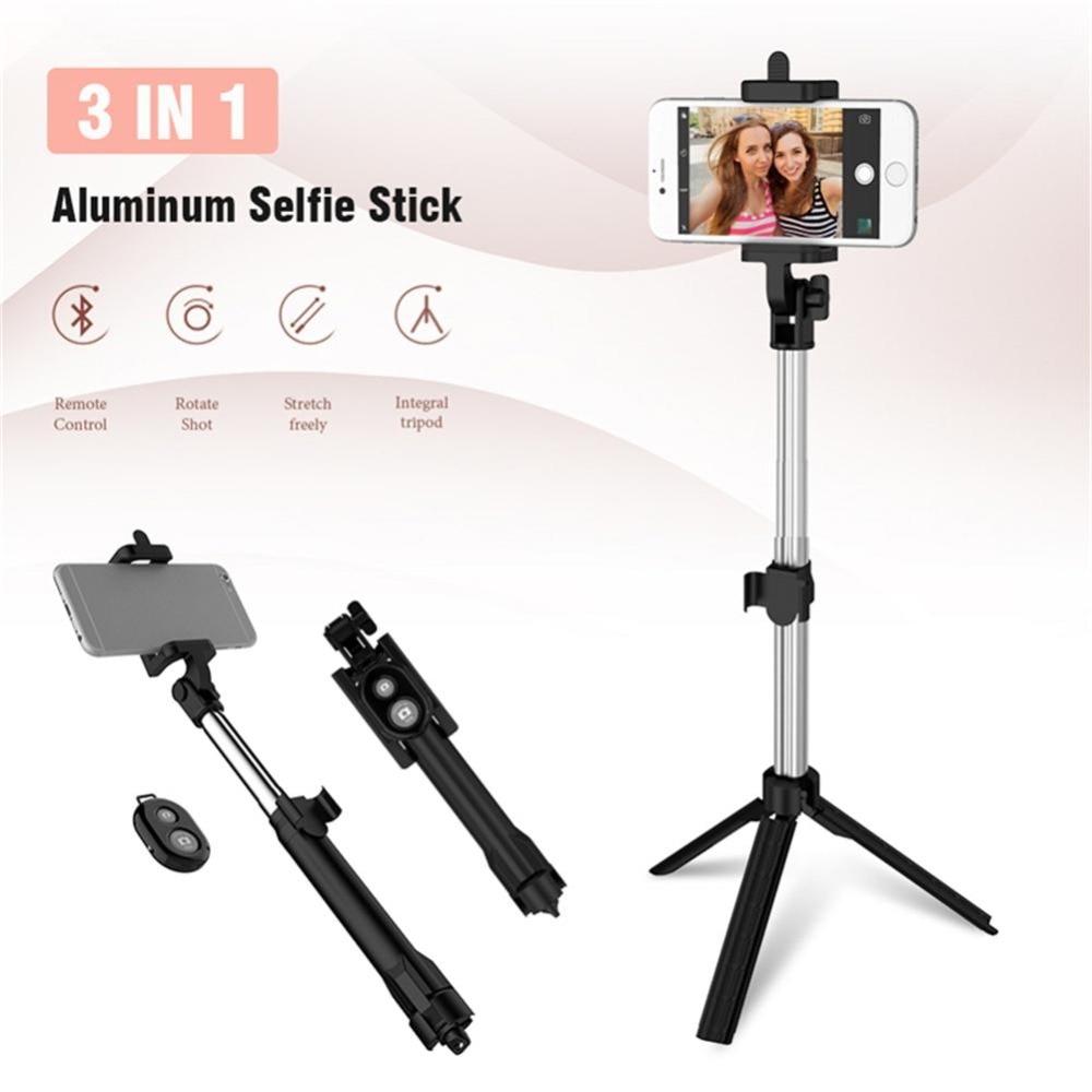 KPFLY Selfie Stick Tripod Monopod Bluetooth With Button Remote Control Selfie Stick for iPhone 6 7 8 Plus Android stick