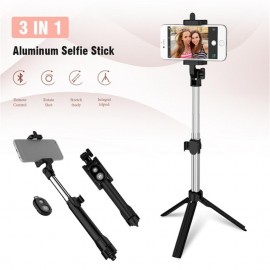 KPFLY Selfie Stick Tripod Monopod Bluetooth With Button Remote Control Selfie Stick for iPhone 6 7 8 Plus Android stick