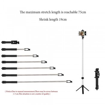 KPFLY Selfie Stick Tripod Monopod Bluetooth With Button Remote Control Selfie Stick for iPhone 6 7 8 Plus Android stick