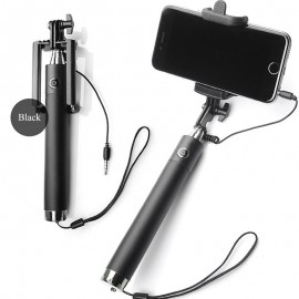 Luxury Extendable Folding Wired Selfi Self Selfie Stick Monopod For Samsung Galaxy S5 Note3 iphone 6 5S Perche Selfies Selfiepod