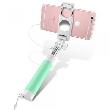 CASEIER Wired Selfie Stick For iPhone 5s 6 6s For Samsung Xiaomi Huawei Mirror Selfie Stick Foldable Portable Selfiestick