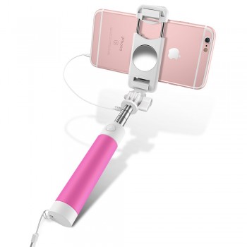 CASEIER Wired Selfie Stick For iPhone 5s 6 6s For Samsung Xiaomi Huawei Mirror Selfie Stick Foldable Portable Selfiestick