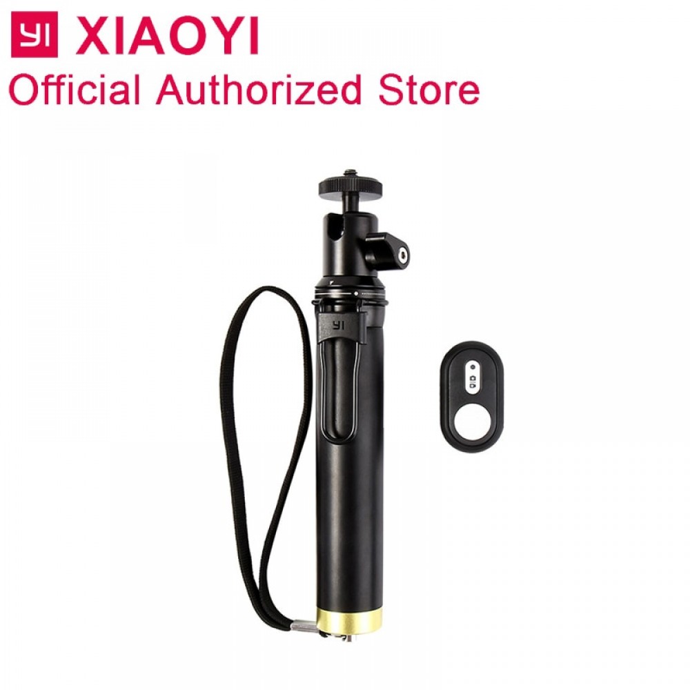 Original Yi Selfie Stick Monopod Shutter Holder Selfi Bluetooth Wireless For Xiaoyi 4K/4K+ Plus Lite 1080P Action Camera Sticker