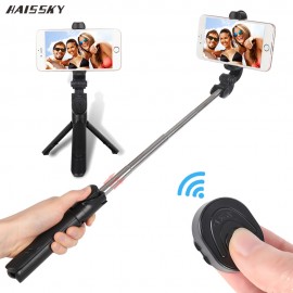 3 in 1 Mini Handheld Stand Holder Wireless Shutter Remote Control Selfie Tripod Monopod Bluetooth Stick For iPhone Huawei Xiaomi