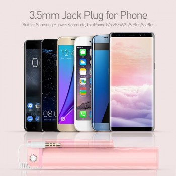 FLOVEME Selfie Stick Monopod Universal Selfie Sticks For iPhone 6 5 4 Self Stick For Samsung Huawei Xiaomi With Wire 3.5mm Jack