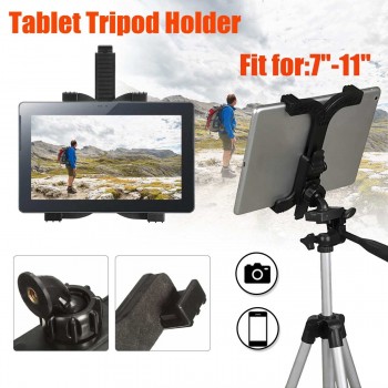ABS Self-Stick Tripod Stand Holder for iPad Mini Adjustable Tablet Laptop Bracket Stand Cradle Tripod For Samsung Camera Mount