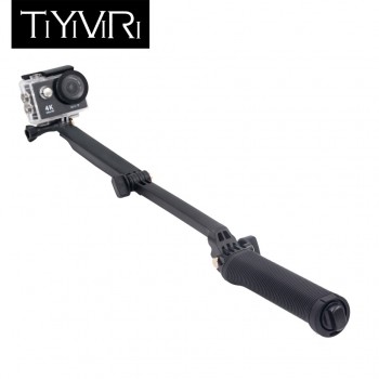 3 Way Grip Waterproof Monopod Selfie Stick For Gopro Hero 5 6 4 Black Session SJ4000 for Xiaomi Yi 4K Sports Camera Tripod Stand