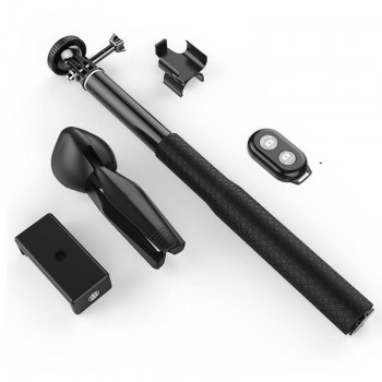 Voulttom Selfie Stick Bluetooth with a Free Tripod Remote Control Shutter Foldable Selfie Stick monopod for iphone Xiaomi Huawei