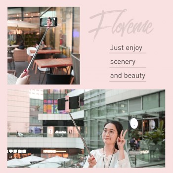 FLOVEME Mini Selfie Stick For iPhone 6 5 3.5mm Jack Wired Selfie Stick Monopod For Samsung Xiaomi Android Portable Selfiestick