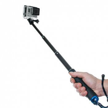Aluminum Extendable selfie stick monopod For gopro Go pro hero 4 3+ 3 2 sj4000 sj5000 sj6000 xiao mi yi camera