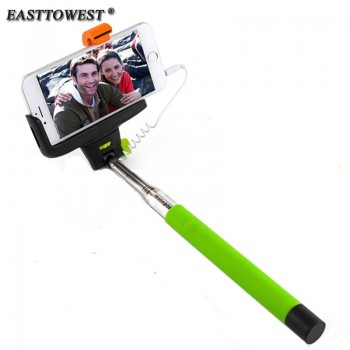Z07-7 Audio Cable Wired Selfie Stick Extendable Monopod Self Stick for iPhone 7 6 plus 5 5s 4s IOS Samsung Android