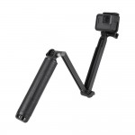 TELESIN Waterproof 3-Way Hand Grip Selfie Stick 2 in 1 Floating Grip Monopod Pole +Tripod for GoPro for Xiaomi YI SJCAM for EKEN