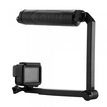 TELESIN Waterproof 3-Way Hand Grip Selfie Stick 2 in 1 Floating Grip Monopod Pole +Tripod for GoPro for Xiaomi YI SJCAM for EKEN
