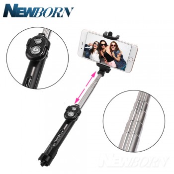 Cartoon Selfie Stick Mini Tripod Self Stick Bluetooth Remote Shutter Multifunctional Handheld Extendable Monopod For Smartphone