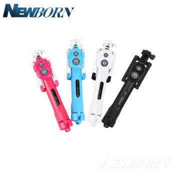 Cartoon Selfie Stick Mini Tripod Self Stick Bluetooth Remote Shutter Multifunctional Handheld Extendable Monopod For Smartphone