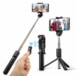 Ulanzi Pocket Bluetooth Selfie Stick Tripod Smartphone Mini Video Tripod Monopod for iPhone 7 8 Samsung Huawei Xiaomi Gopro 5