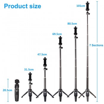 youe shone Tripods Selfie Stick Bluetooth Remote Handheld Monopod Self bastone selfy stik for iphone 6 7 8 plus x IOS Android