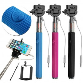 Extendable Folding Wired Selfie Stick Monopod For Samsung GalaxY s5 Perche Selfies Selfiepod for Iphone 5 Xiaomi Blackberry