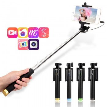 Extendable Selfie Stick Monopod for Iphone Samsung Android IOS Handheld Camera Fold Holder Mini Palo Selfie Tripod 27.5cm-80cm