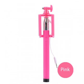 Extendable Selfie Stick Wired Groove Monopod for iphone 6 plus 5s 4 photograph shutter Tripod para palo self For xiaomi S8 plus