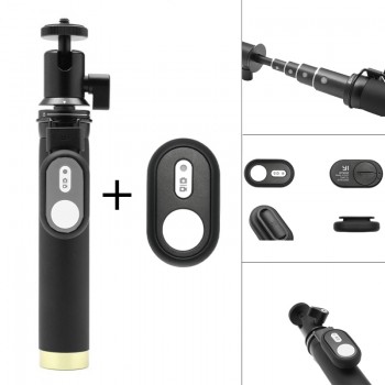 brave heart Carrying Case EVA Box Storage Bag + selfie stick monopod for Xiaomi Yi 4k 2 xiaoyi Sport Action Camera Accessories