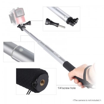 Original SJCAM Aluminum Selfie Stick and Remote Control for SJCM SJ6 LEGEND M20 SJ7 Star SJ8 Series WiFi Action Cam sport camera