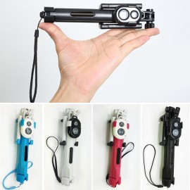 Portable Monopod Bluetooth Remote Selfie Stick Tripod Monopod 3 in 1 Handheld Extendable for Selfies Sticks Phone