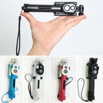 Portable Monopod Bluetooth Remote Selfie Stick Tripod Monopod 3 in 1 Handheld Extendable for Selfies Sticks Phone